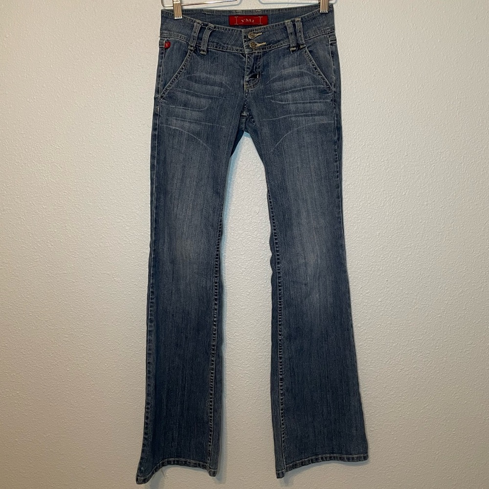 YMI low rise flare jeans